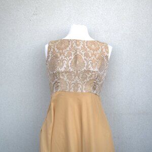 Yellow Dress with Florals